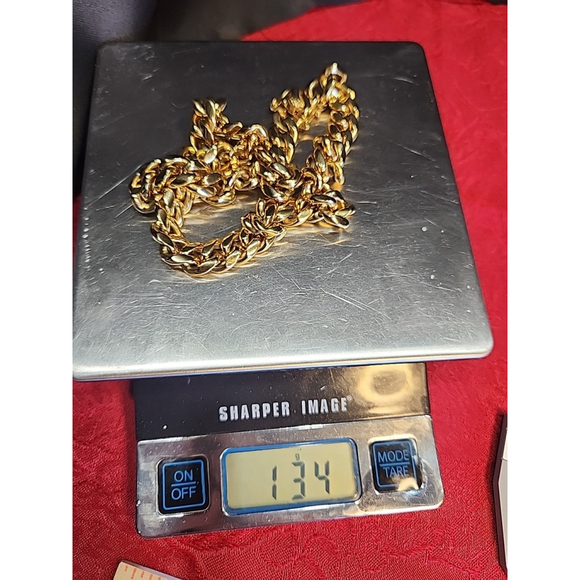 Miami Cuban Link 18k Gold Plated Stainless Steel Chain - Picture 2 of 8